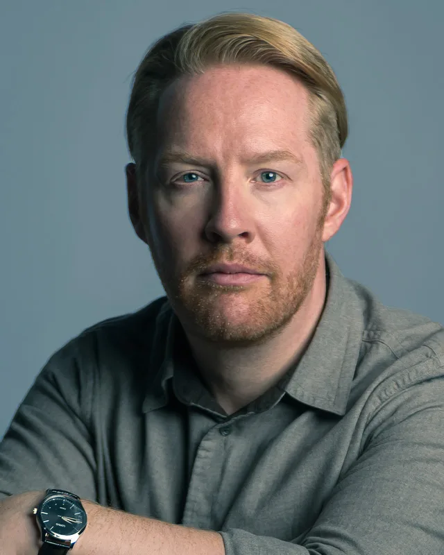 Portrait of writer, director and producer Nathan Haines